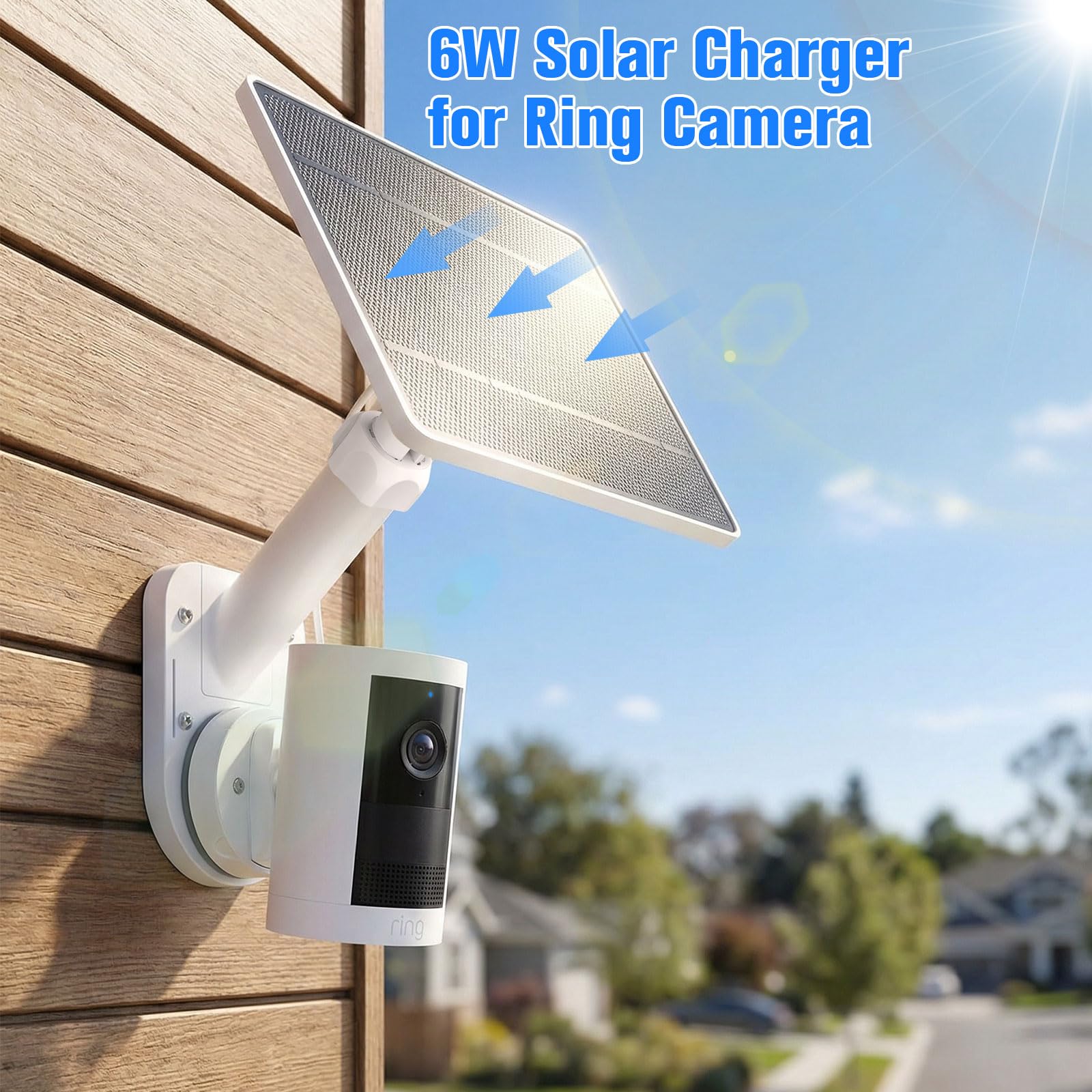 Amazon.com: 6W Solar Panel with Camera Mount for Ring Spotlight