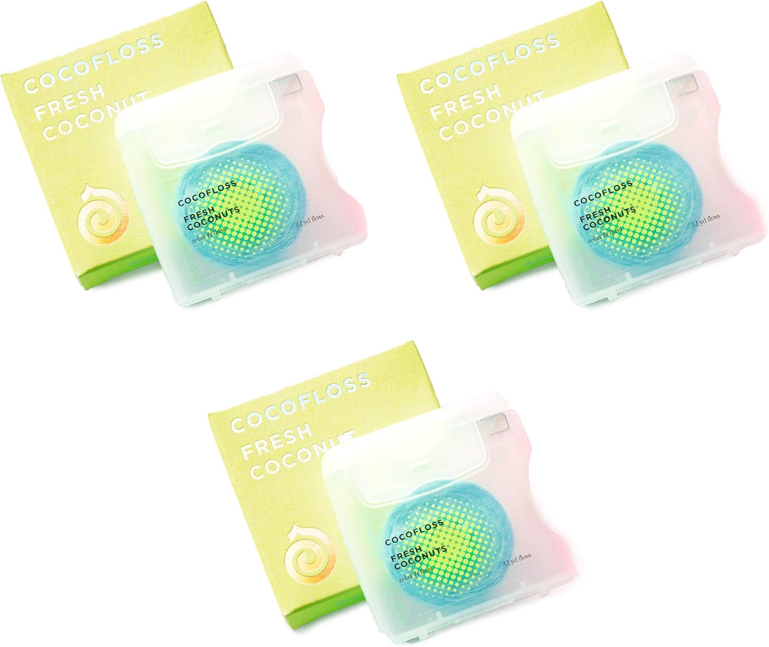 COCOFLOSS CoconutOil Infused Woven Dental Floss Mint