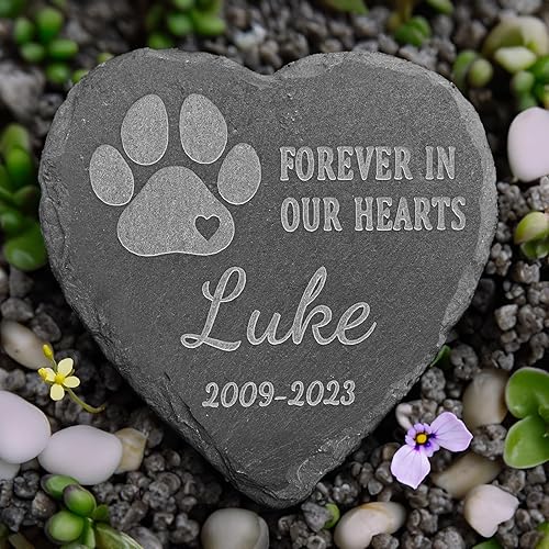 Miniatura 12 de Piedras conmemorativas de la pérdida de perro, personalizadas en memoria de regalos de perros, regalos para la pérdida de mascotas, regalos Gato