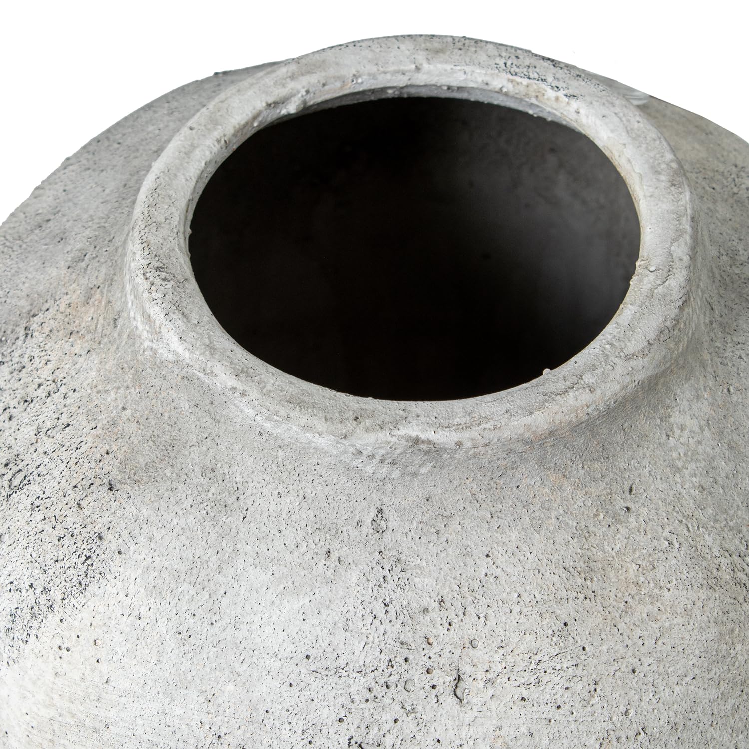 JARRÓN CERÁMICA BLANCO RÚSTICO_°21X32CM