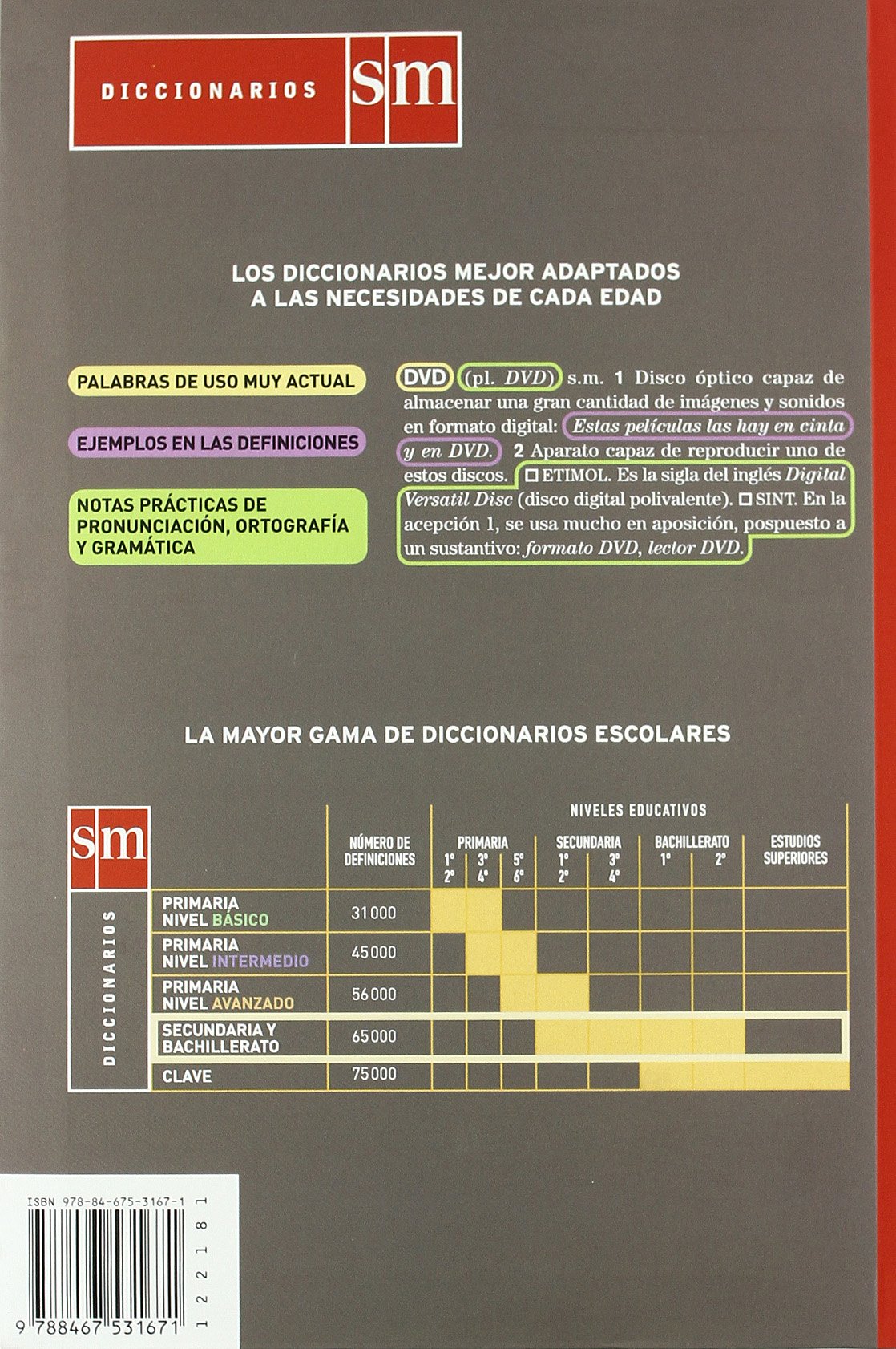 Diccionario Secundaria y Bachillerato. Lengua española - 9788467531671