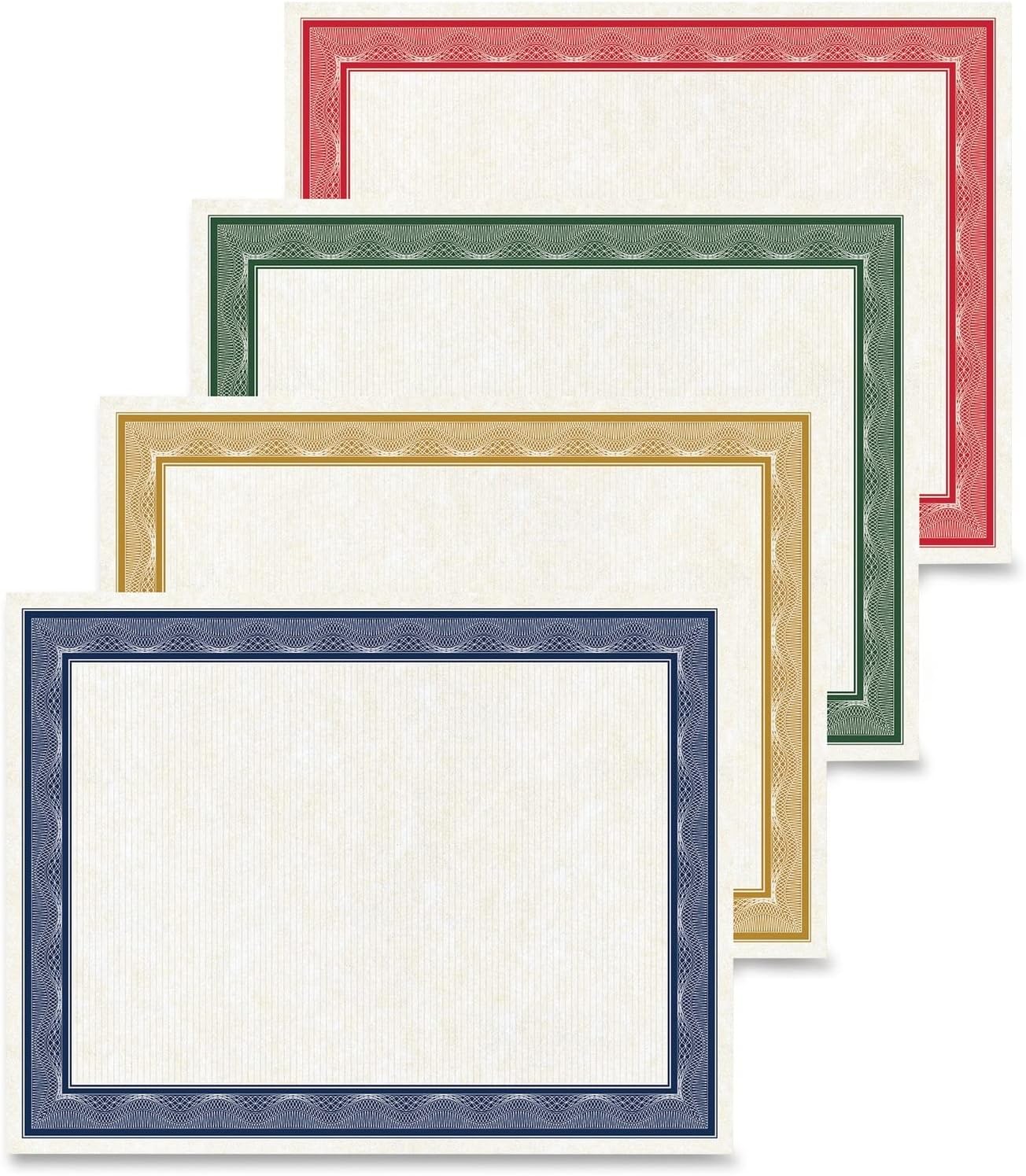 Geographics 48669 Blank Certificates 40/PK Ast