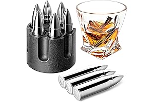 Whiskey Bullet Ice Tray: Freeze Exquisite Ice Cubes Fast