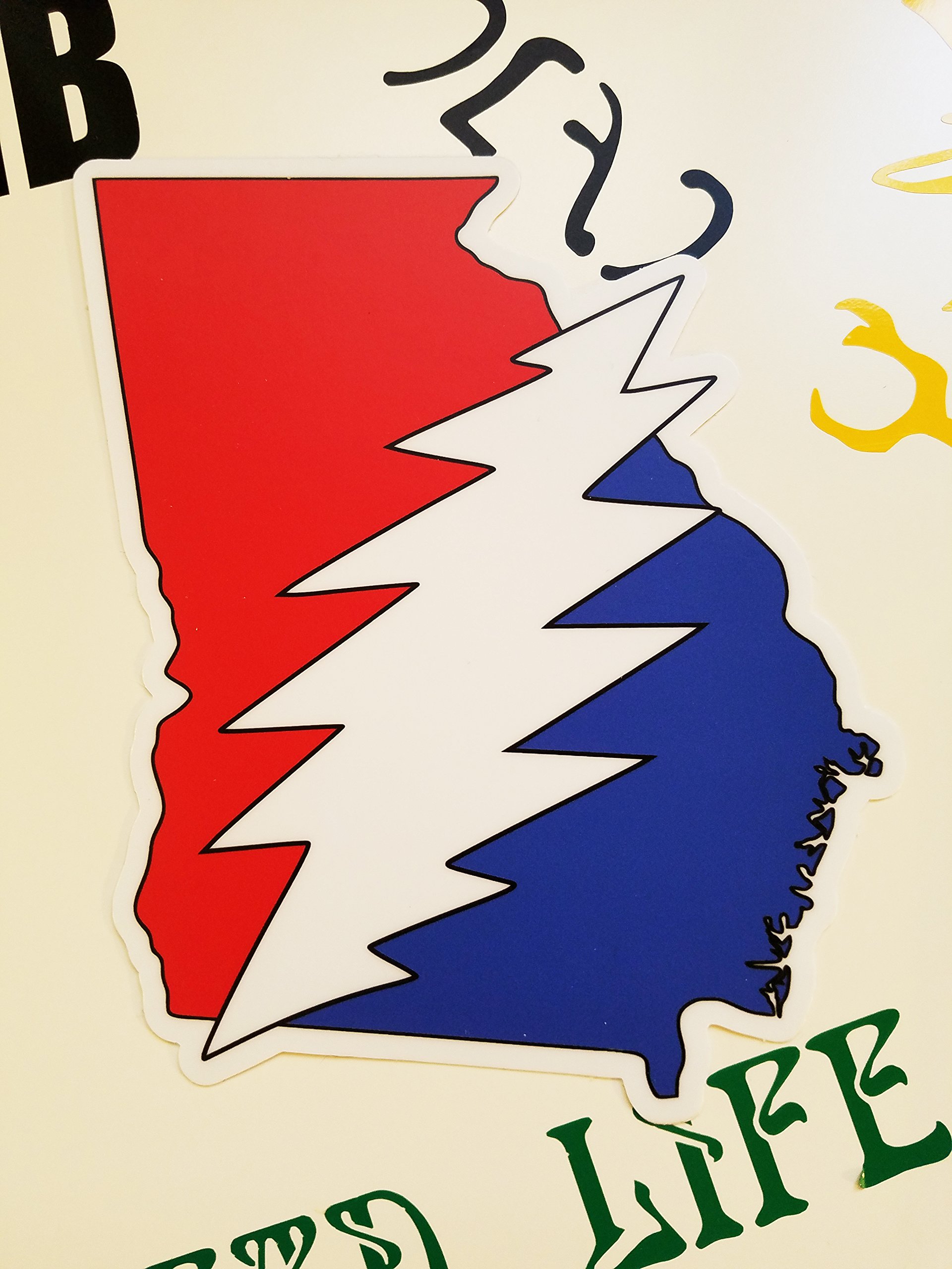 Pegatinas Genial De Música Rock The Grateful Dead Para Ordenador