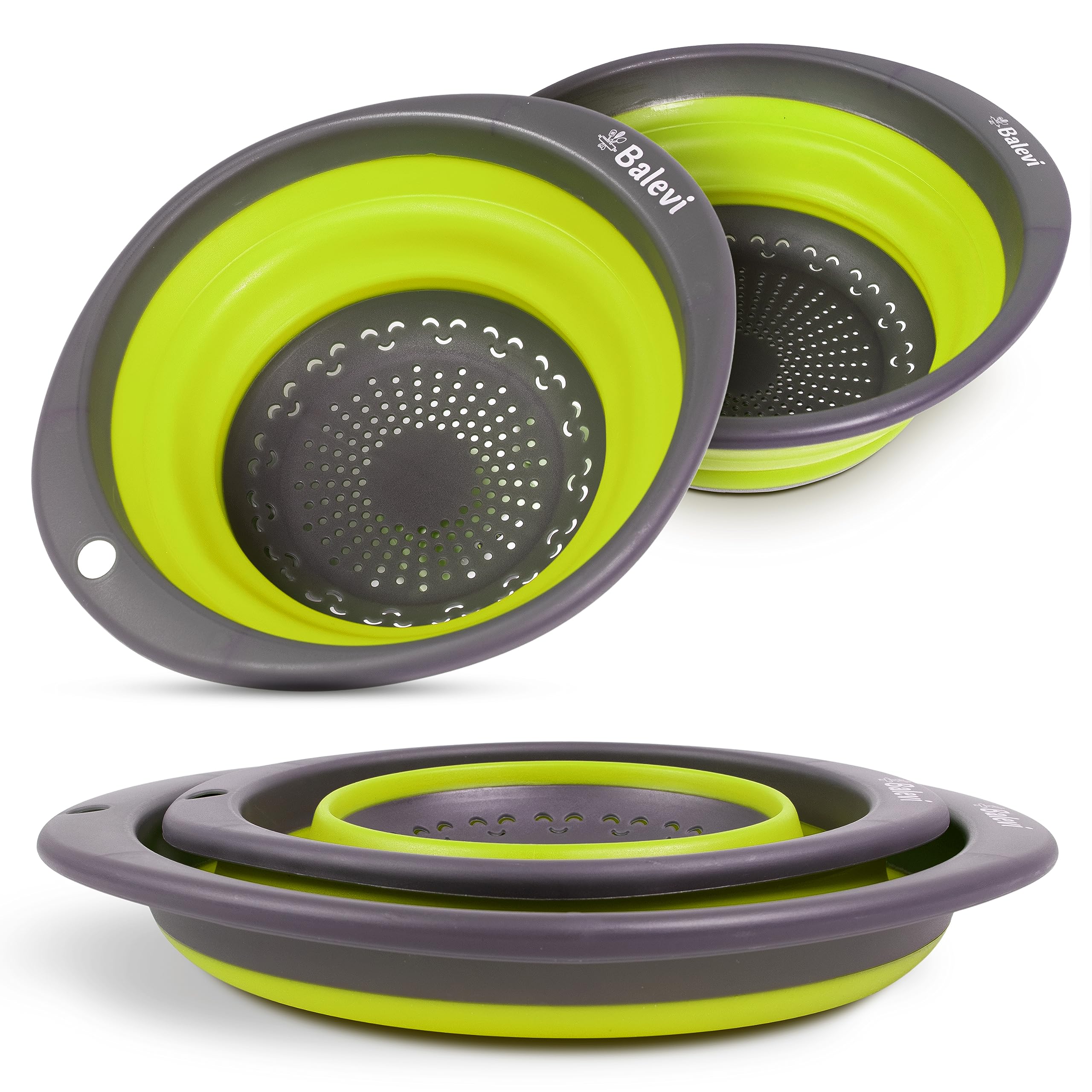 Colador plegable (verde)
