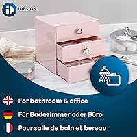 Vista 5 de iDesign - Organizador de almacenamiento de 3 cajones para cosméticos