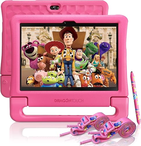 Dragon Touch Tableta para niños con pantalla IPS HD de 10 pulgadas, tabletas Android con 32 GB de almacenamiento, 2 GB de RAM, procesador de cuatro disponible en Yaxa Costa Rica