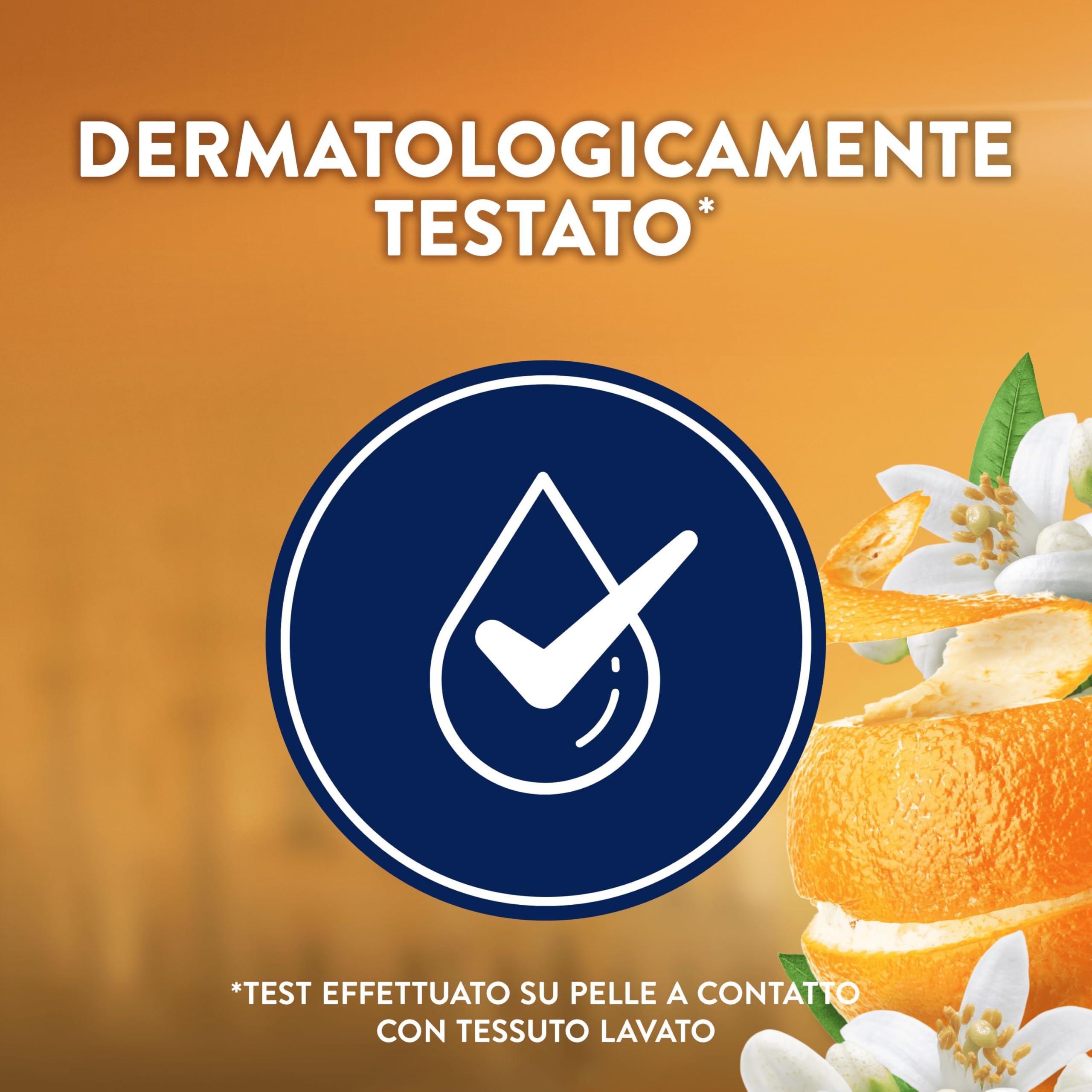Lenor Ammorbidente Lavatrice Concentrato Essenze d’Italia, 216 Lavaggi (8x25), Siracusa, Note Di Arancia e Zagara, Profumo autentico di lunga durata