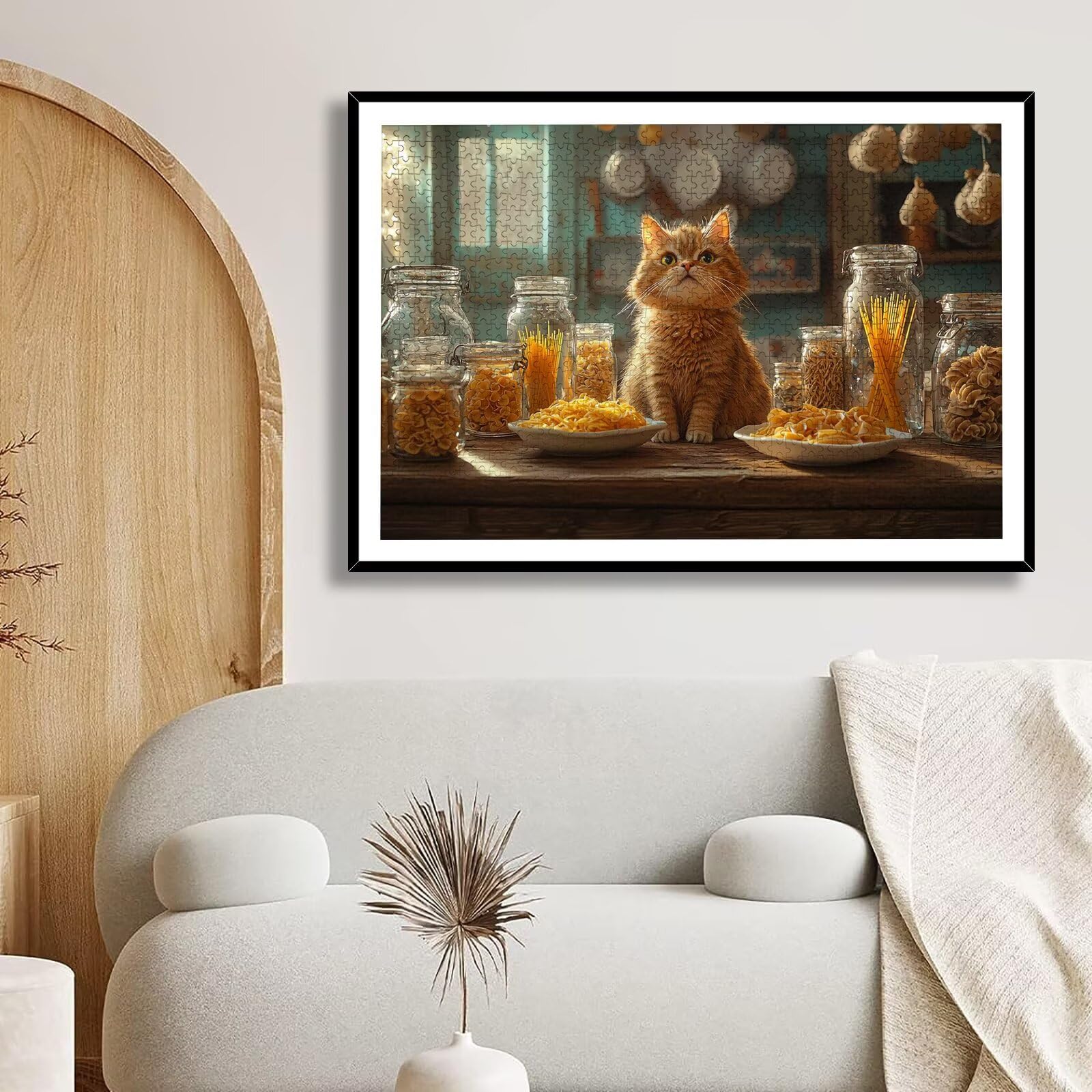 Puzzle 2000 Piezas Adultos, Puzzle Gato con Exquisita Caja de Embalaje, 2000 Piezas Rompecabezas Desafiante para Adultos, Rompecabezas Bar para Toda la Familia, Regalo Mujer, Regalo Hombres, -8902