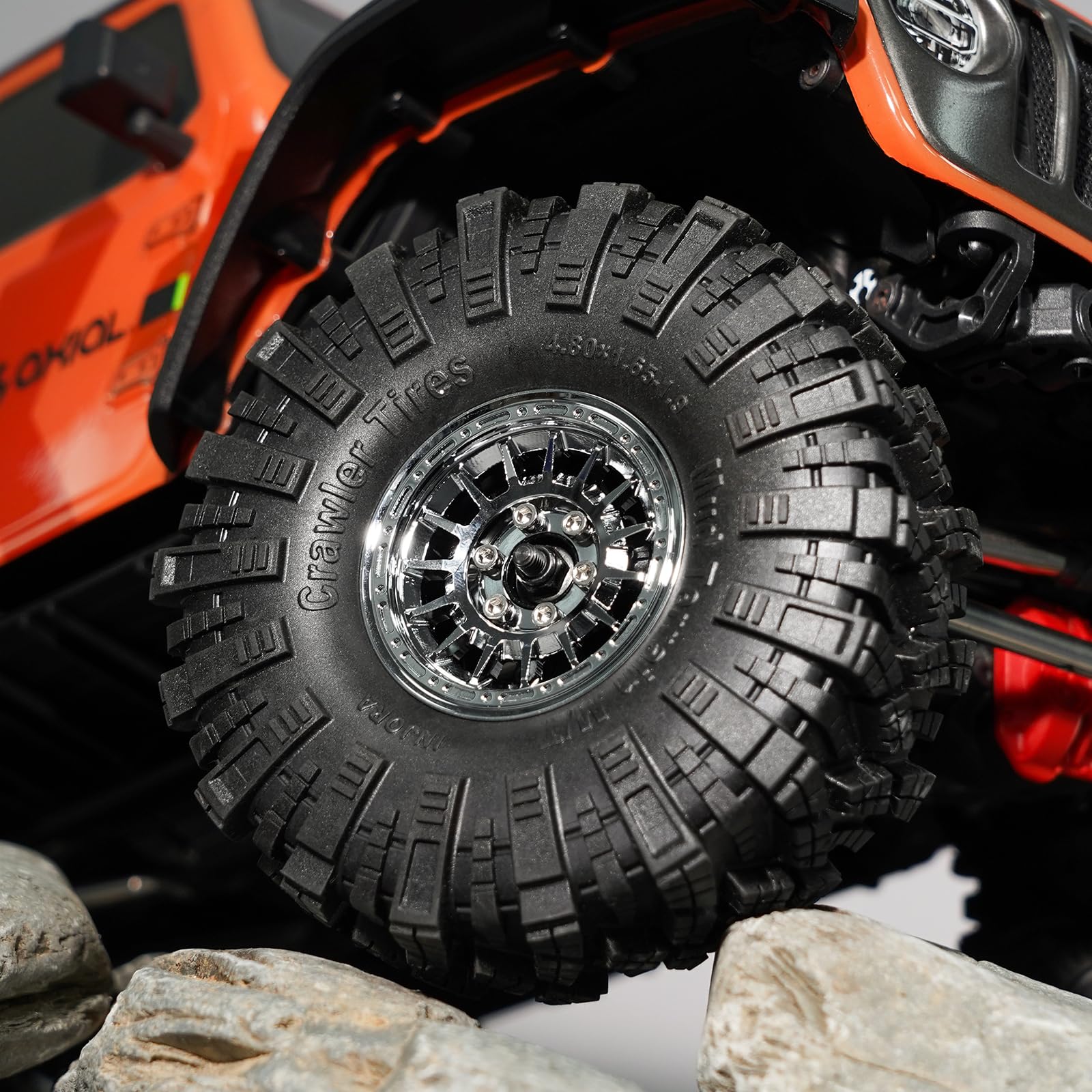 INJORA Llantas 1.9" Multirradio CNC Aluminio para 1/10 SCX10 TX4 RC Crawler