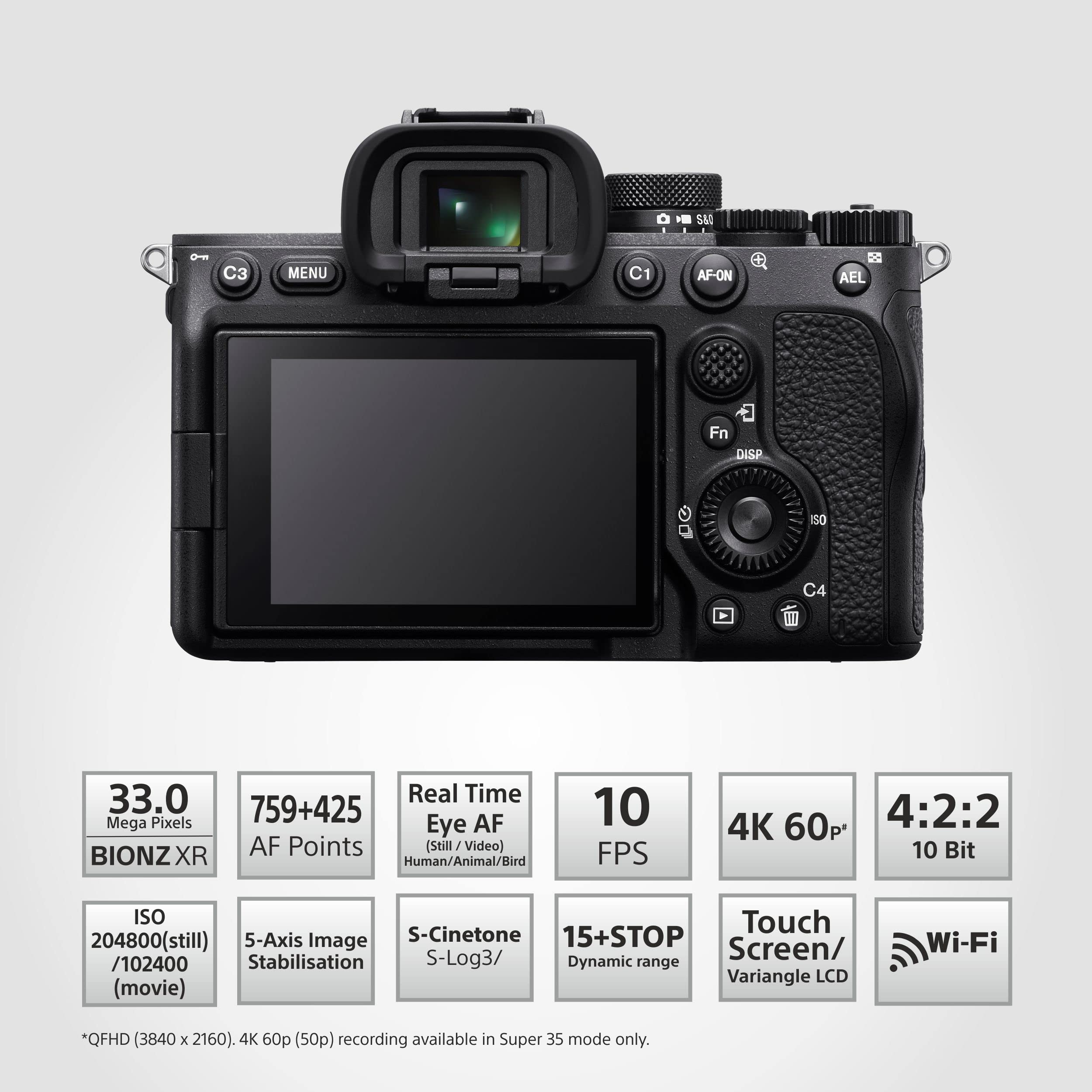 Buy Sony Alpha ILCE-7M4 Full-Frame Hybrid Camera 33MP 