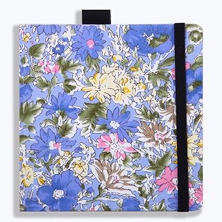 Watercolor Sketchbook Art Notebook,5x5 Inch Journal Portable Square Fabric Cover, 20 Sheets Watercolor Textured Drawing Papers, 300 GSM Art Paper Sketchbook