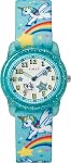 Timex TIME Machines® 29mm Montre pour enfants en tissu élastique bleu/jaune