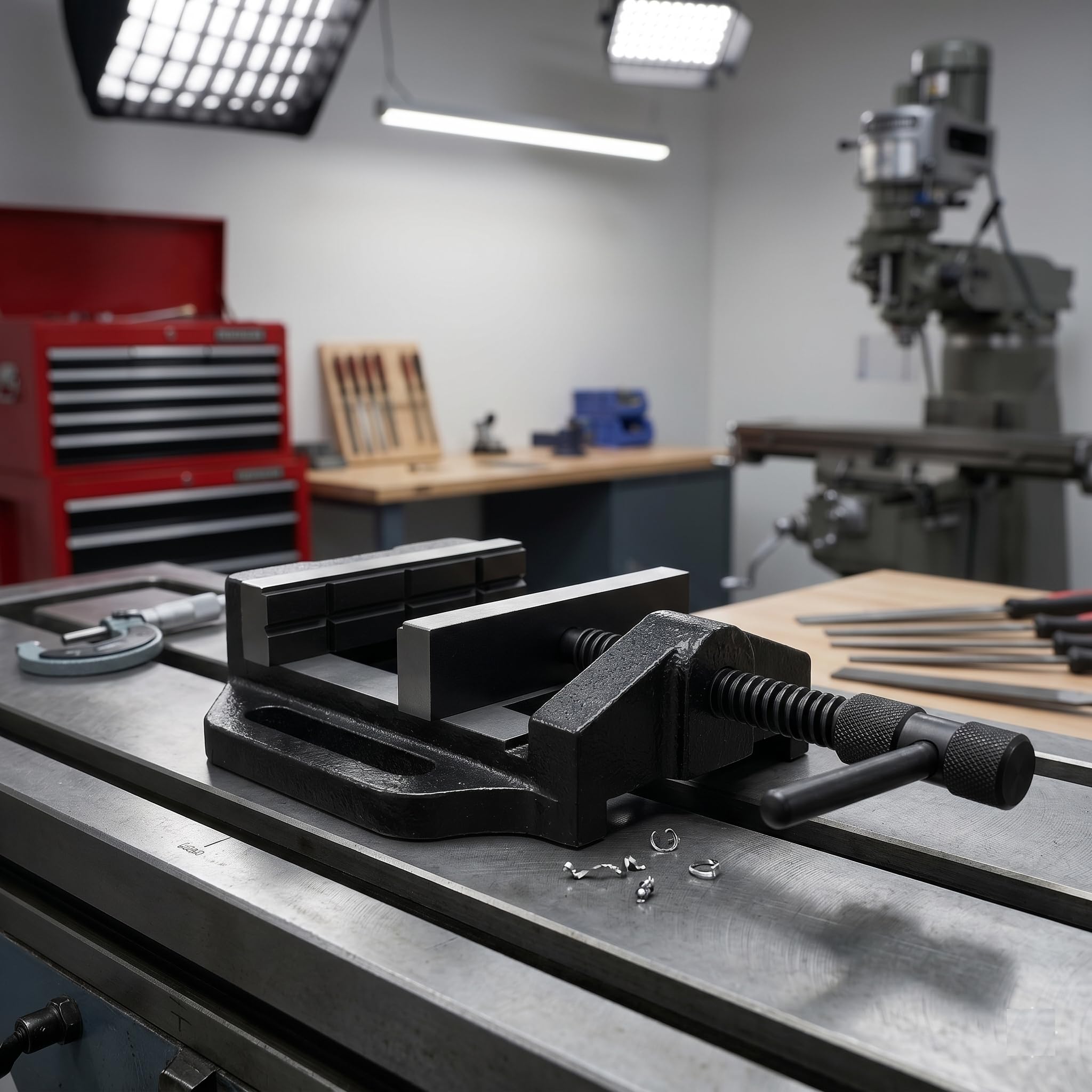 KATSU Étau pour Perceuse à Colonne 5" 125mm Précision professionnelle Type Allemand Pilier Banc Perceuse Étau pour Atelier Fraiseuse Machines 4022765