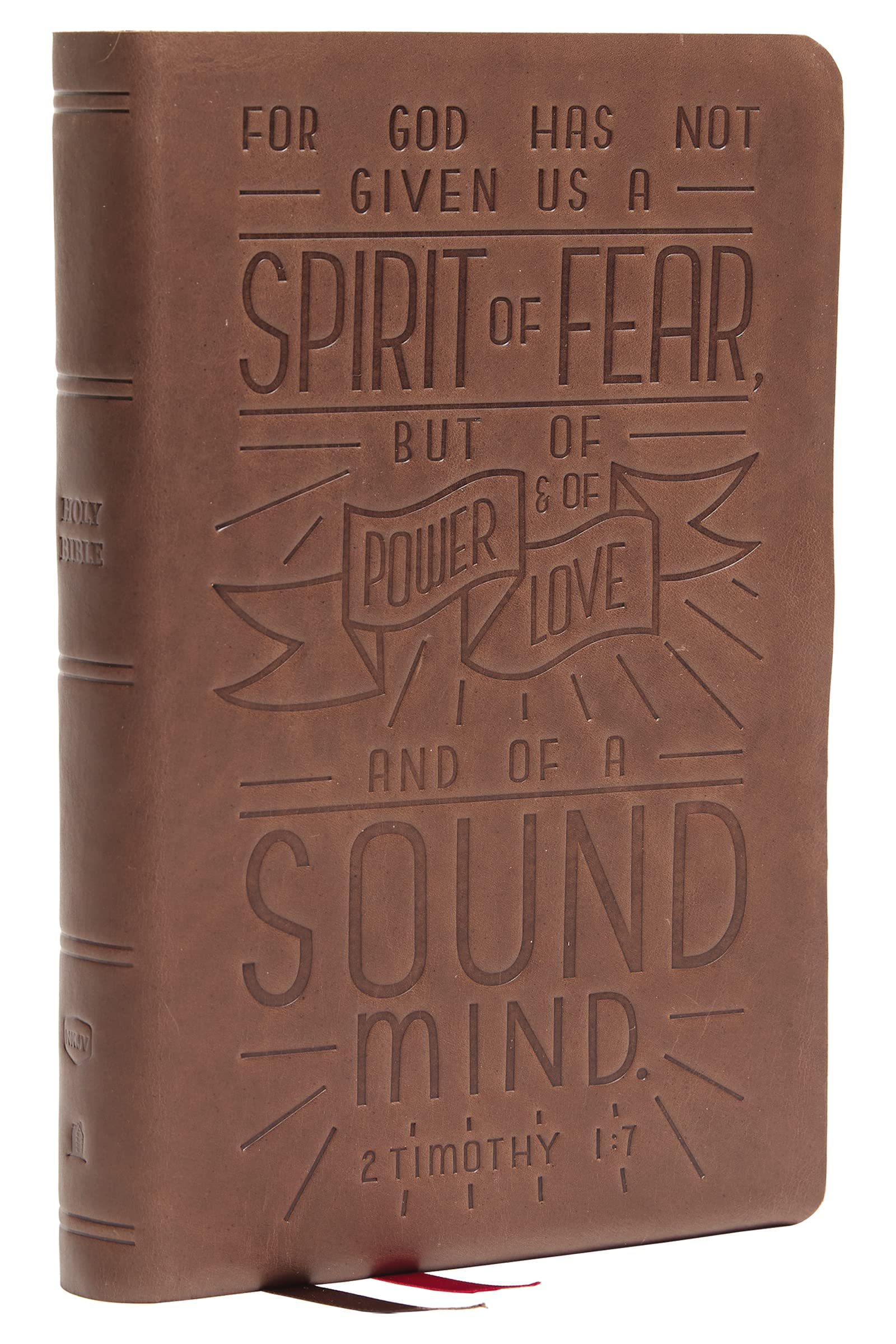 NKJV Personal Size Reference Bible Verse Art  by Thomas Nelson LEATHER-BOUND