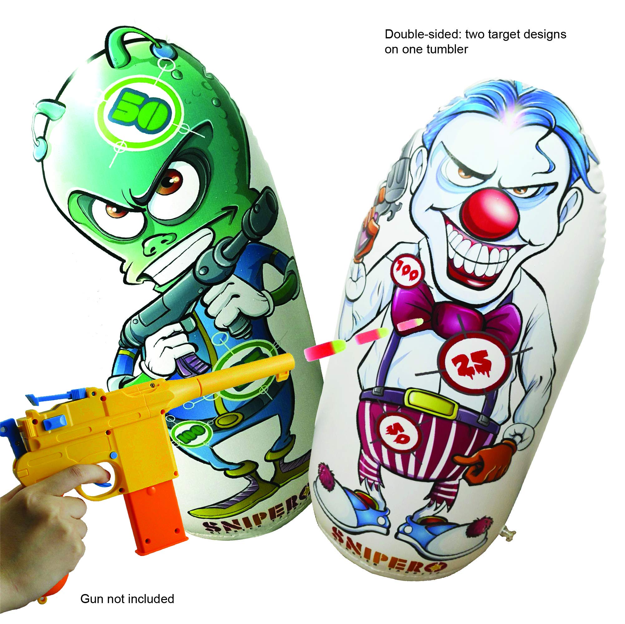 nerf zombie strike inflatable target