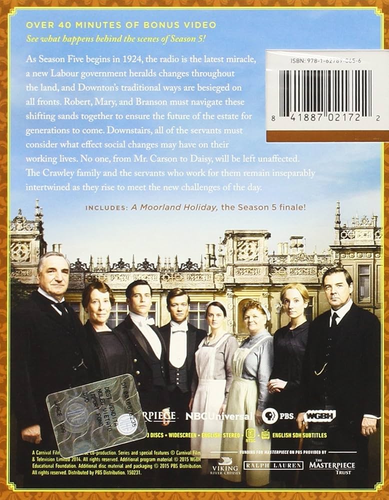 Amazon.com: Downton Abbey: Season 5 (Masterpiece) [Blu-ray