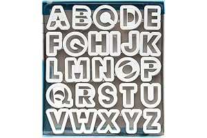Ateco 2-Inch Alphabet Cookie Cutters