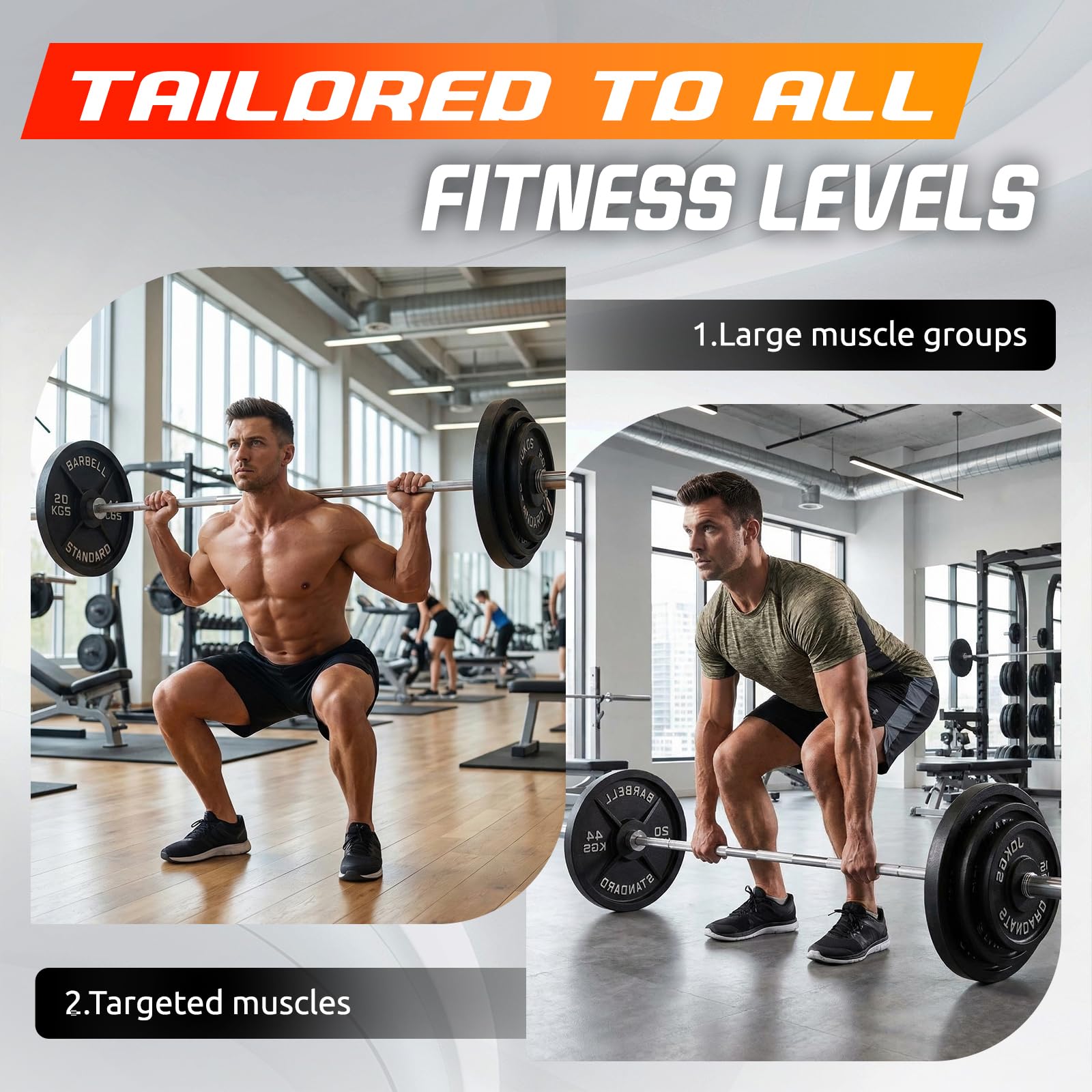 Discos Pesas de Hierro Fundido 10 kg, 15 kg, 20 kg, para entrenamiento con mancuernas y levantamiento de pesas 50 mm, para gimnasio, entrenamiento en casa