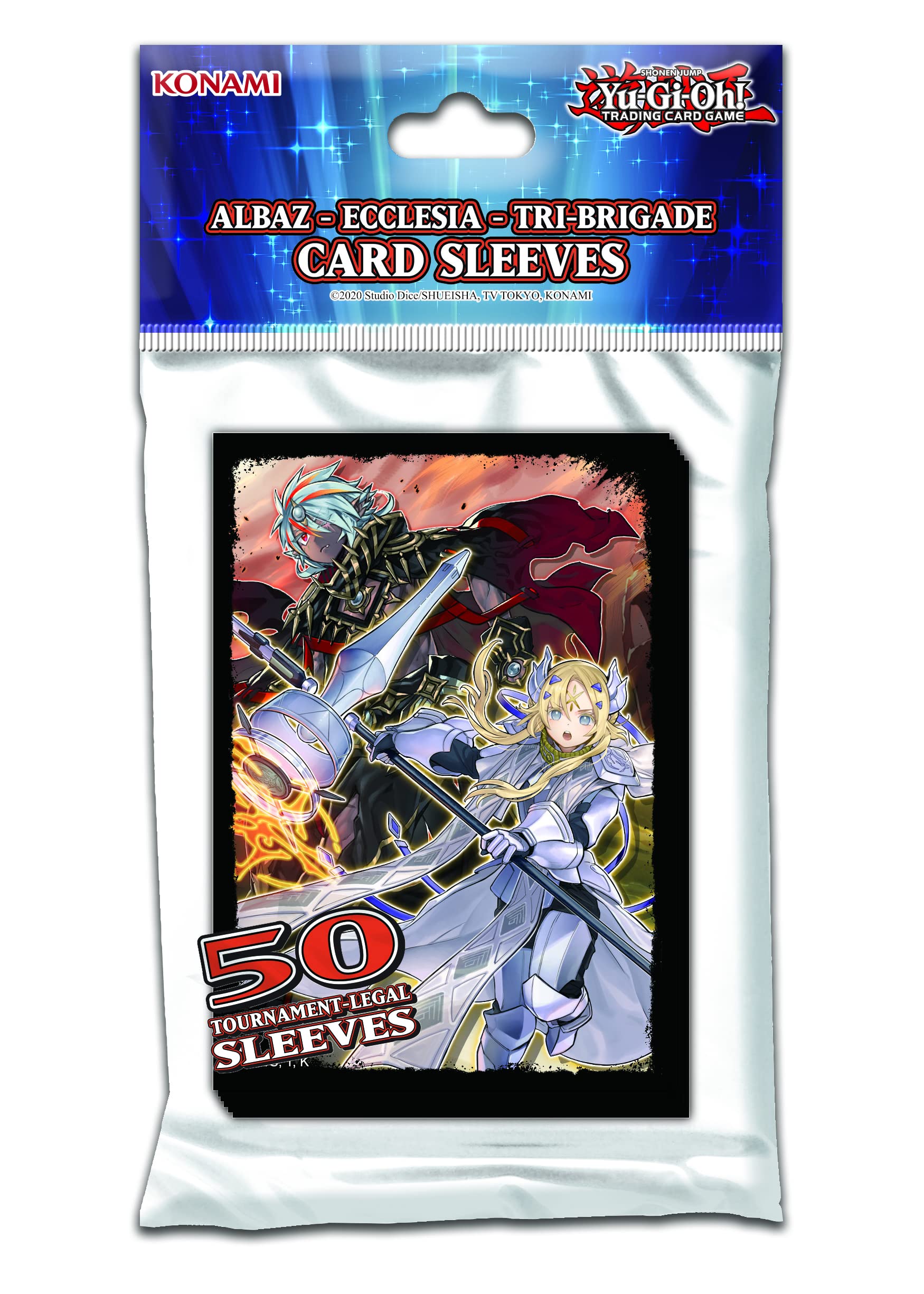 Amazon.com: YU-GI-OH! Albaz - Ecclesia - Tri-Brigade Card Sleeves : Toys &  Games