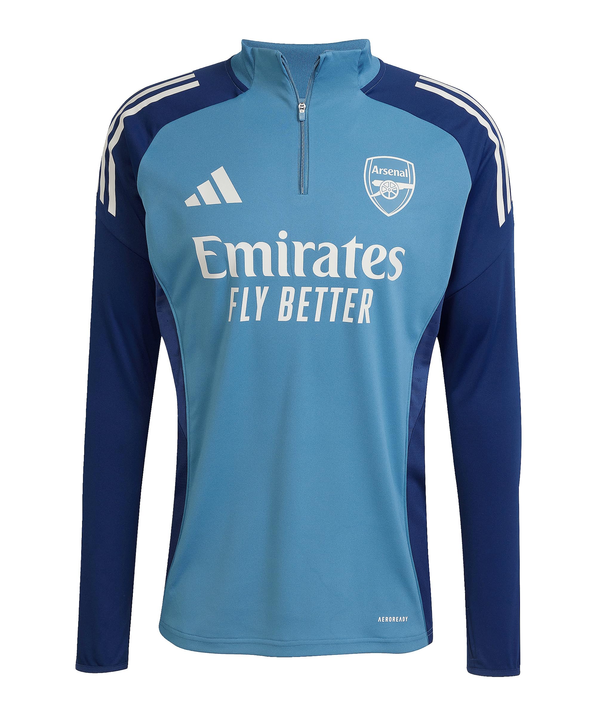 adidas Mens Arsenal Tiro Competition Training Top 2025 2026 Blue L