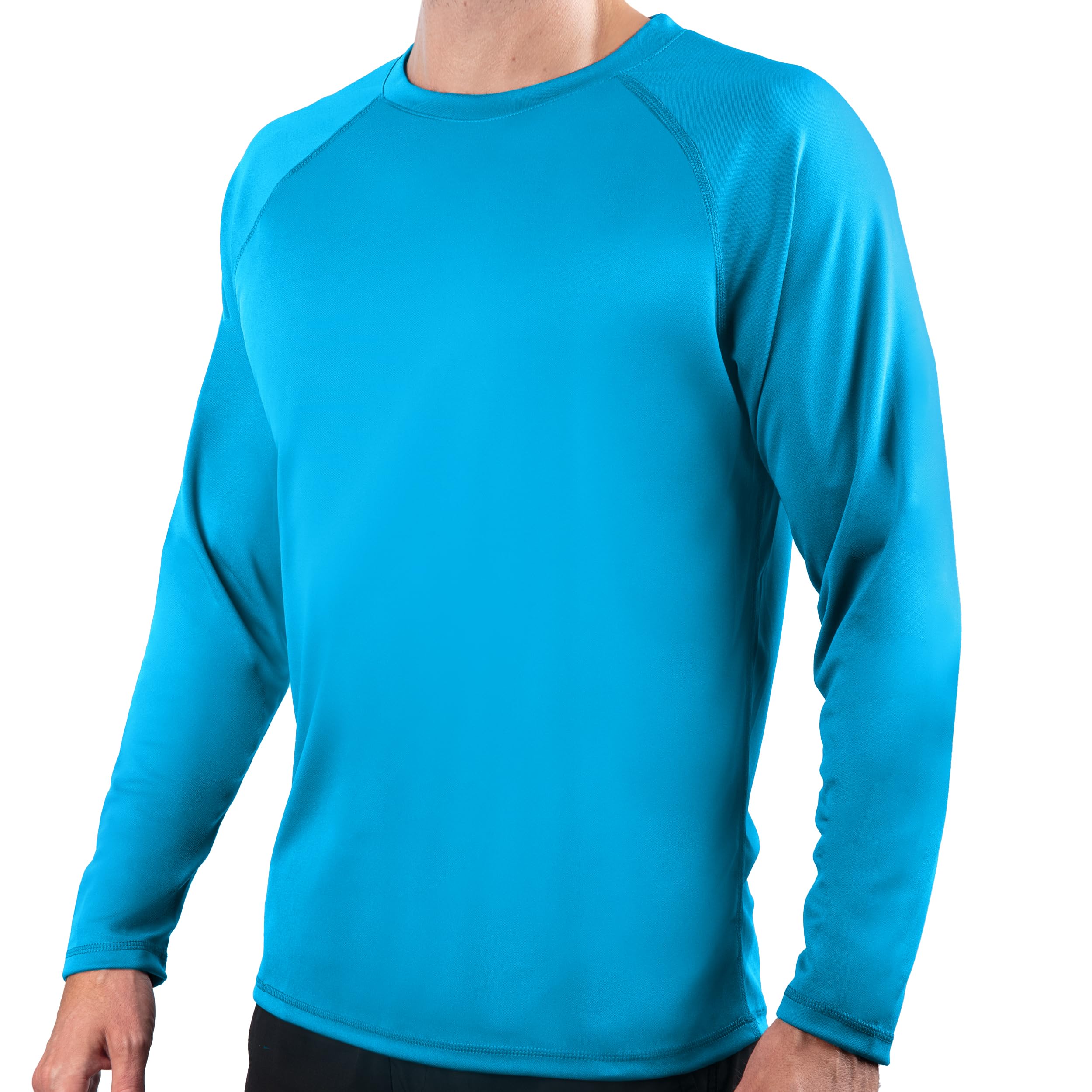 Kanu Surf Men's UPF 50+ Long Sleeve Rashguard Swim Shirt