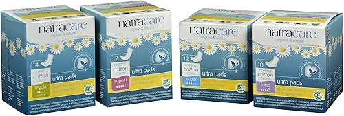 Miniatura 9 de Natracare Ultra Pads Slim Fit sin alas, Super Plus, fabricadas con algodón orgánico certificado, pulpa de celulosa ecológica y almidón vegetal