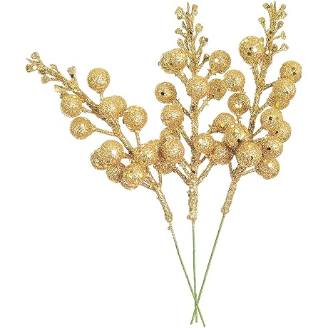 Artiflr: Gold & White Christmas Tree Decorations