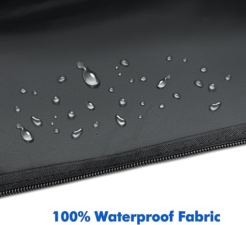 Miniatura 8 de Bolsa portafolio de arte, 18 x 24 pulgadas, estuche de almacenamiento negro para póster, boceto y dibujo (negro, 18 x 24 pulgadas)