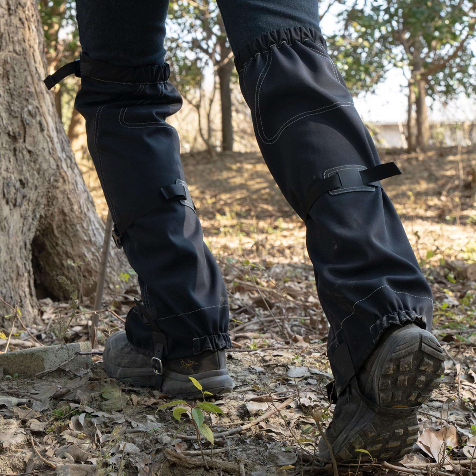 Leichte Schutzgamaschen für Outdoor-Aktivitäten, Wandern, Bauernhof, Arbeit, verstellbare Beinschützer, Beingamaschen für Männer und Frauen