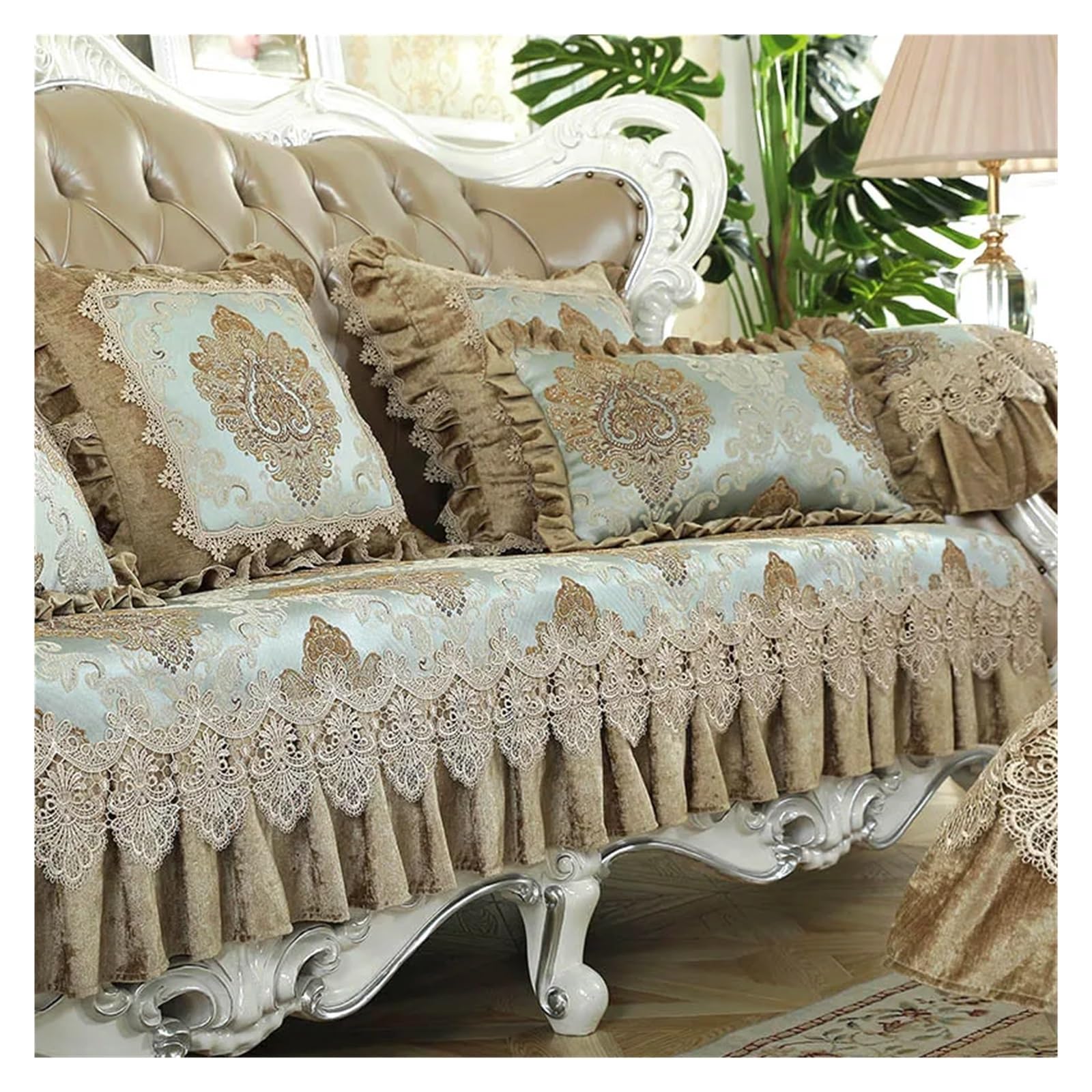 Amazon.com: DjxAzthuria Vintage Sofa Cover Retro Chenille Couch