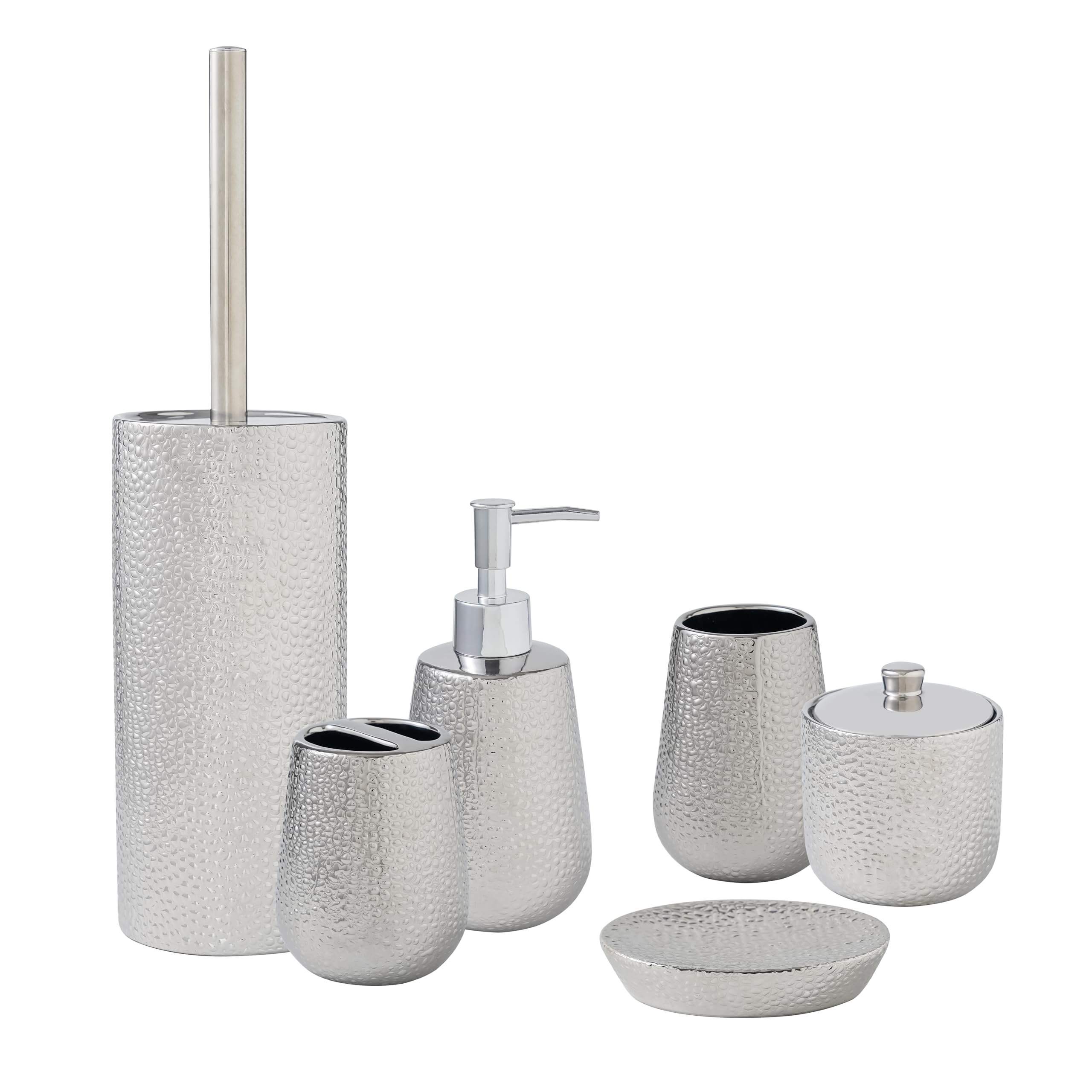 Silver Bathroom Set Altwater Antiqued Mirror And Silver Leaf Bathroom