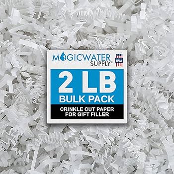 Amazon.com: MagicWater Crinkle Cut Paper for Gift Baskets