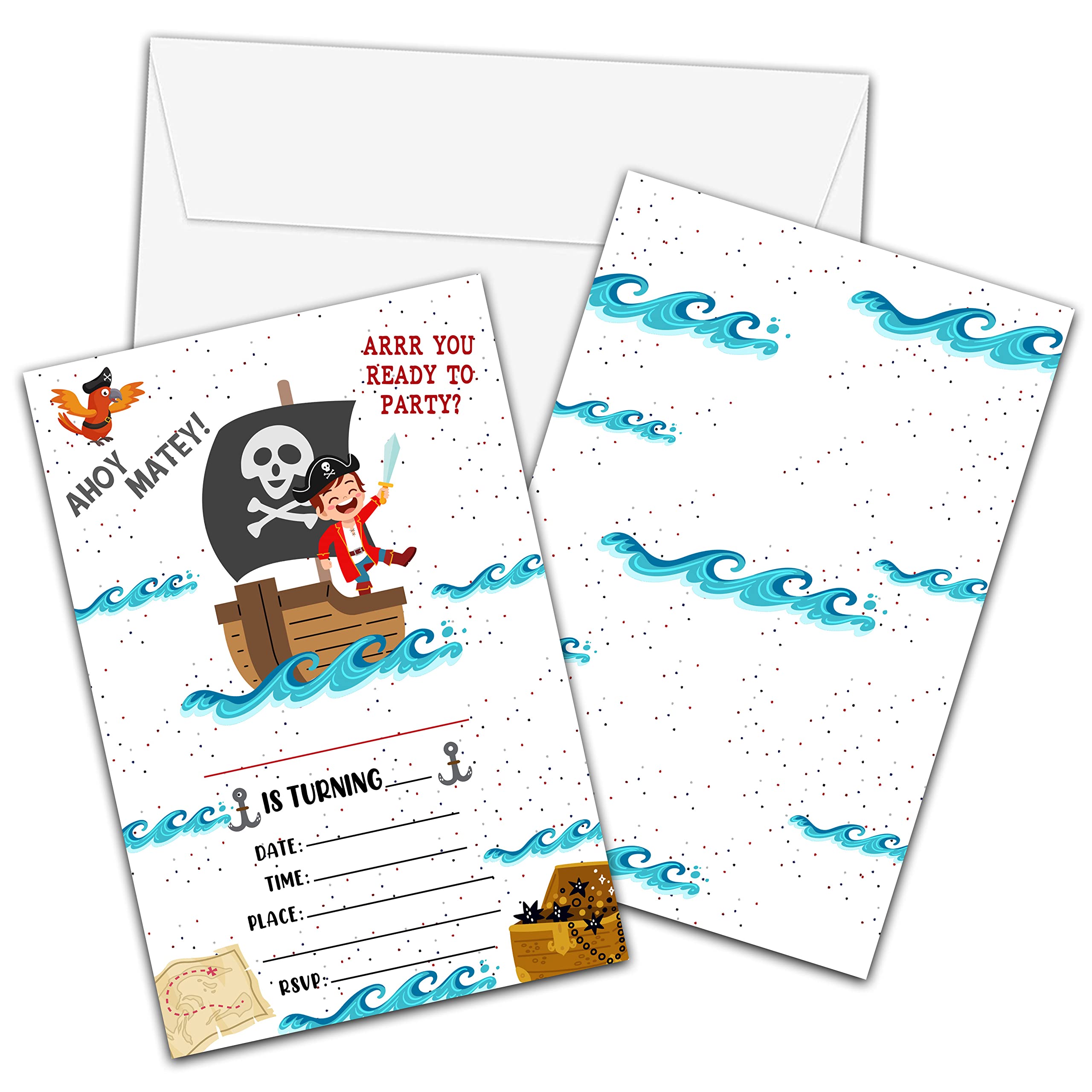 Free Printable Pirate Party Invitations