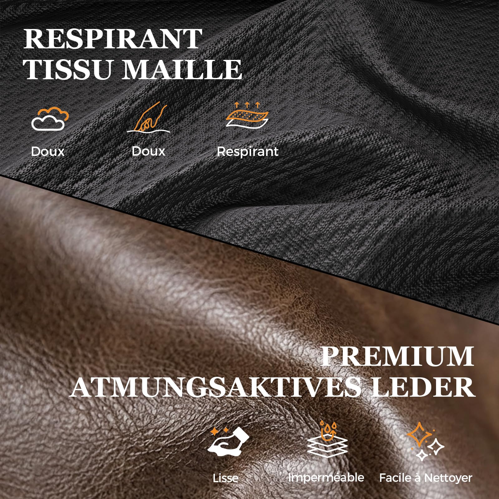 GTPLAYER Chaise Gaming, Ergonomique Fauteuil de Bureau, Siège tournant et réglable en Hauteur à accoudoirs synchronisés, Coussin Lombaire, Coussin pour la Tête et Supporte 150 kg, Cuir, Brun Rétro