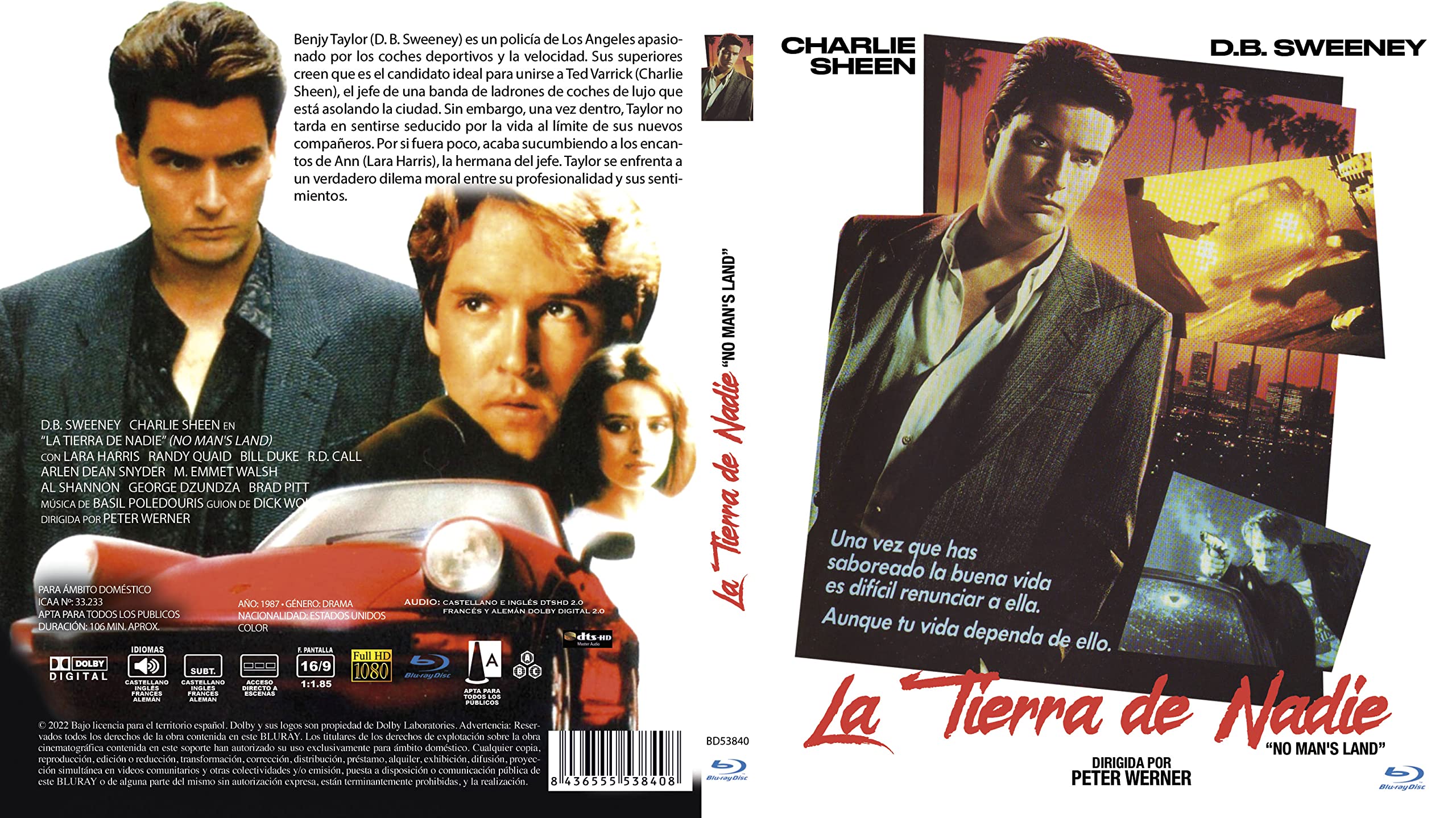 La Tierra de Nadie BD 1987 No Man's Land [Blu-ray]