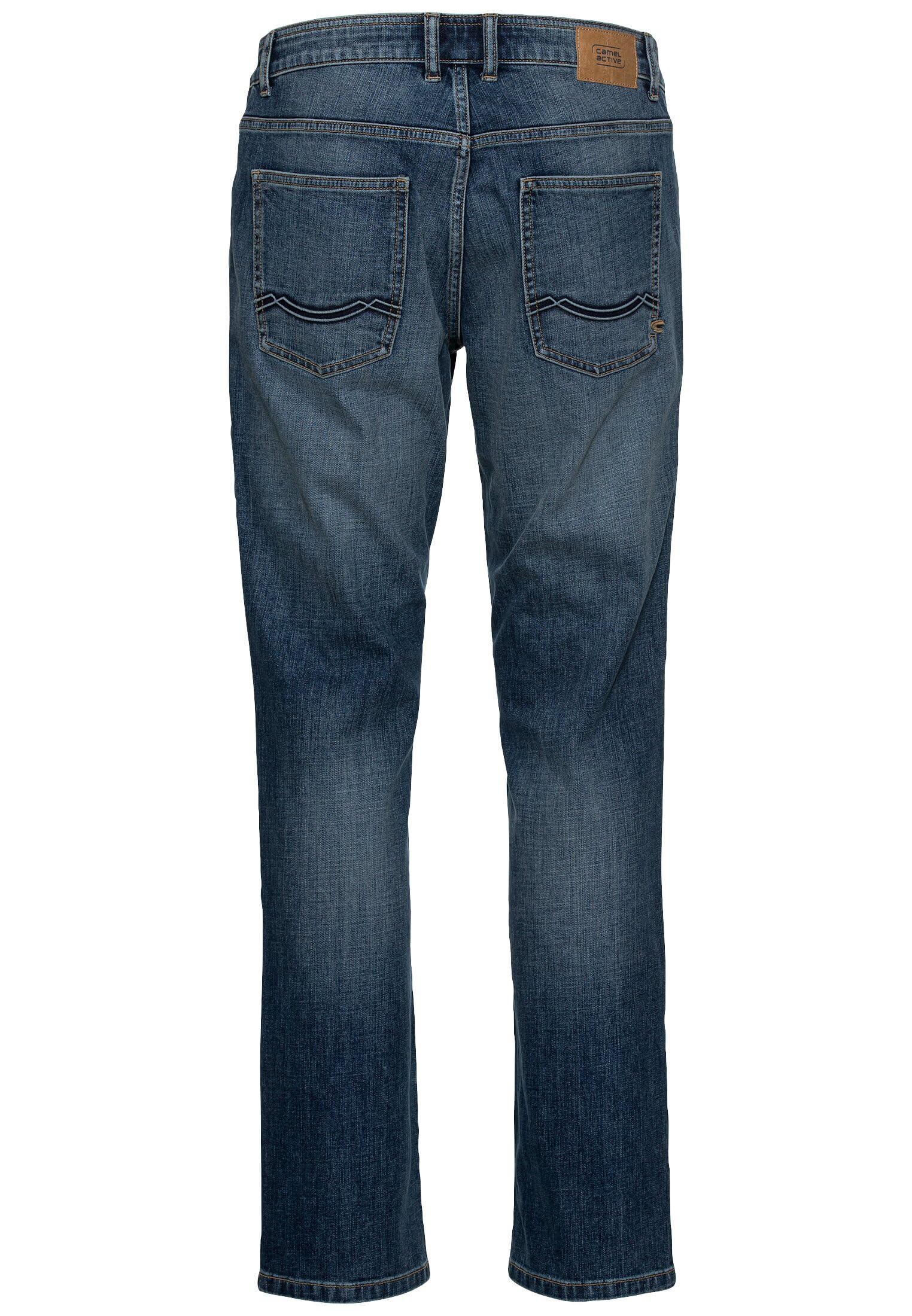 camel active Herren Slim Fit 5-Pocket Jeans