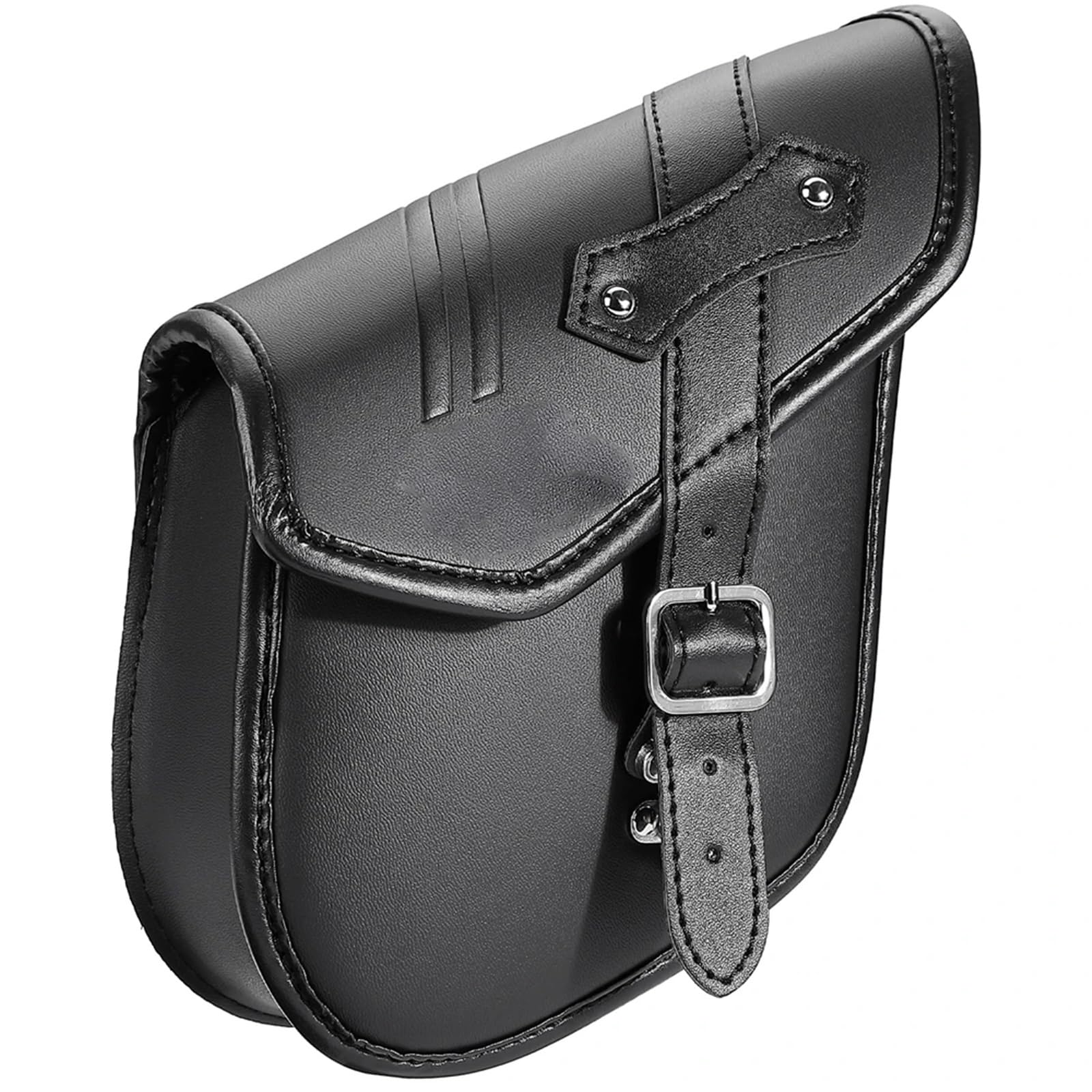 Sacoche Latérale De Moto en Cuir Rétro pour Sportster 883 1200 Softail Dyna, Sac De Rangement pour Outils De Moto