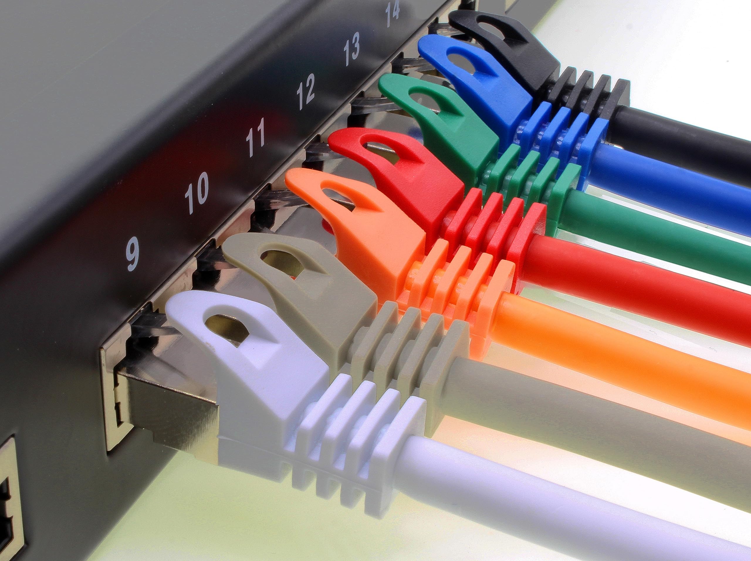 Kabel LAN 0,25 m Cat7 zielony 1 x kabel sieciowy Ethernet RJ45 10 Gbit/s SFTP kabel krosowy do routera modemu przełącznika PC, laptopa, konsoli gamingowej