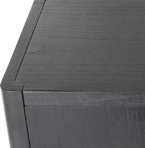 Miniatura 25 de Aparador moderno y elegante con patas y asas de metal dorado y estante ajustable, mesa consola clásica de 60 pulgadas, mesa de sofá, mesa de entrada