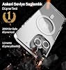 Compatible Case with MagSafe for URUCHI Apple iPhone 14 Pro Max, Magnetic Transparent Case, Anti-Yellowing Protector, Shockproof Transparent Crystal Cover