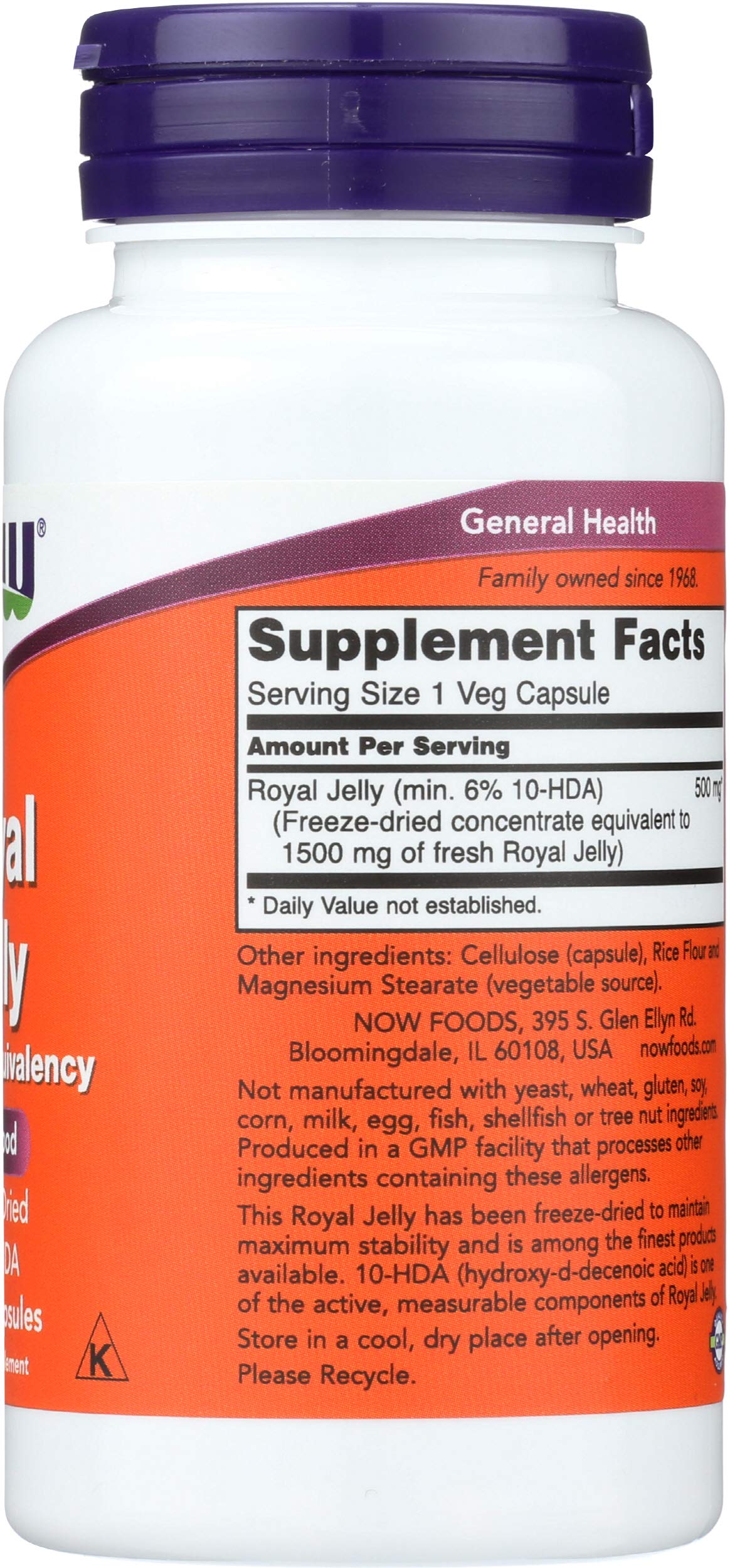 Royal Jelly 1500mg 60 Capsules Pack of 2