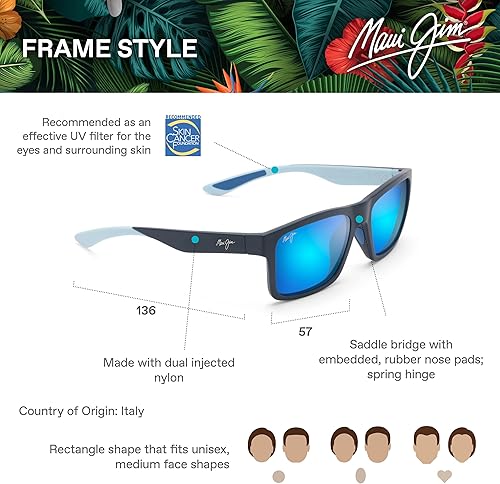 Miniatura 6 de Maui Jim Gafas de sol rectangulares The Flats