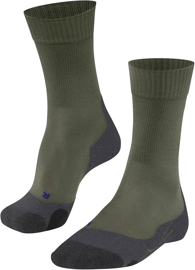 Falke uomo TK2 Cool calzini da escursionismo imbottitura media anti-vesciche calze da trekking rinfrescanti vegane traspiranti asciugatura rapida lyocell filo funzionale 1 paio