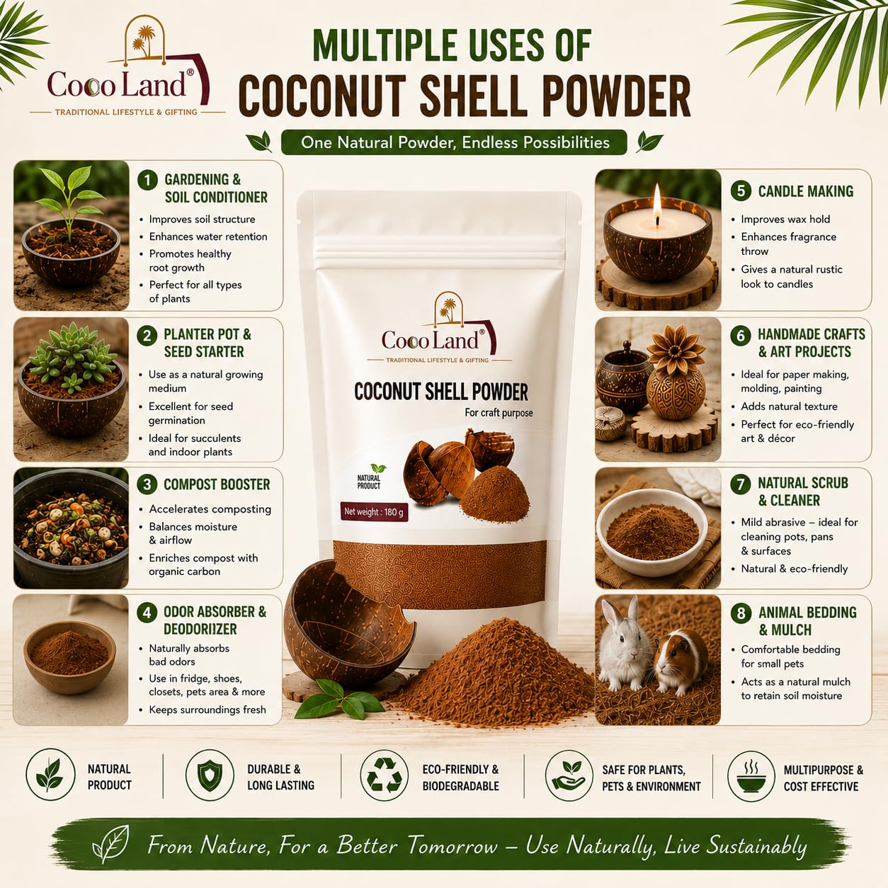 Coconut Shell Powder - Crafting & DIY -2