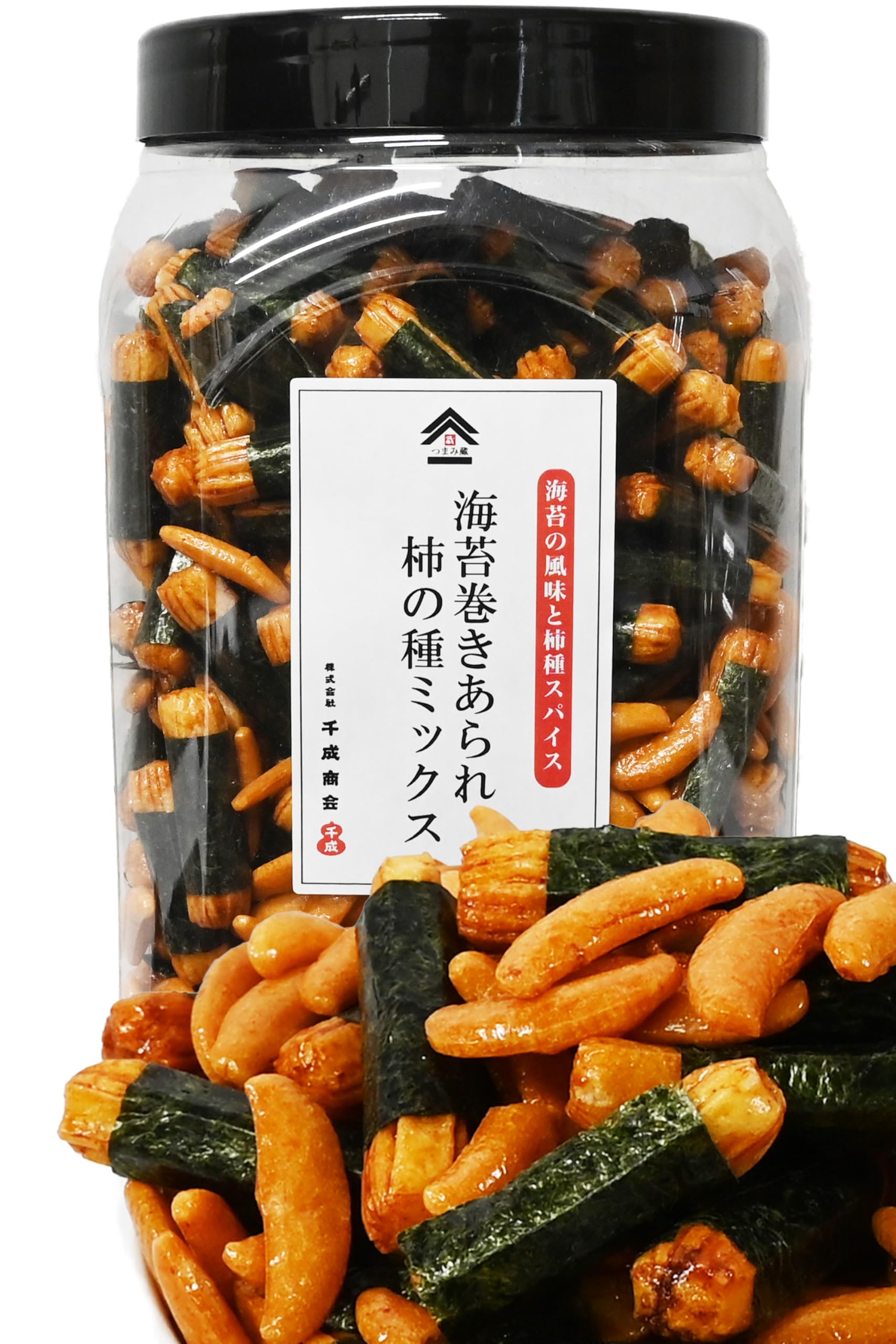 Amazon | [ つまみ蔵 公式 ] 柿の種・海苔巻きあられミックス 600g