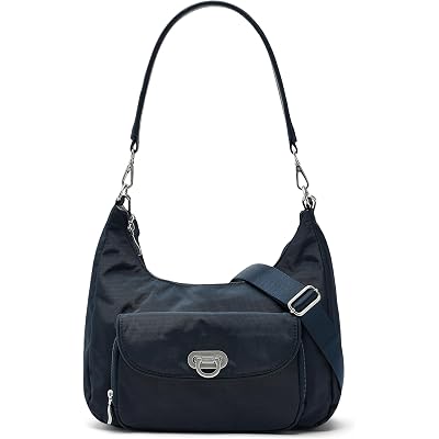 Baggallini Coastal Flip Lock Half Moon Bag
