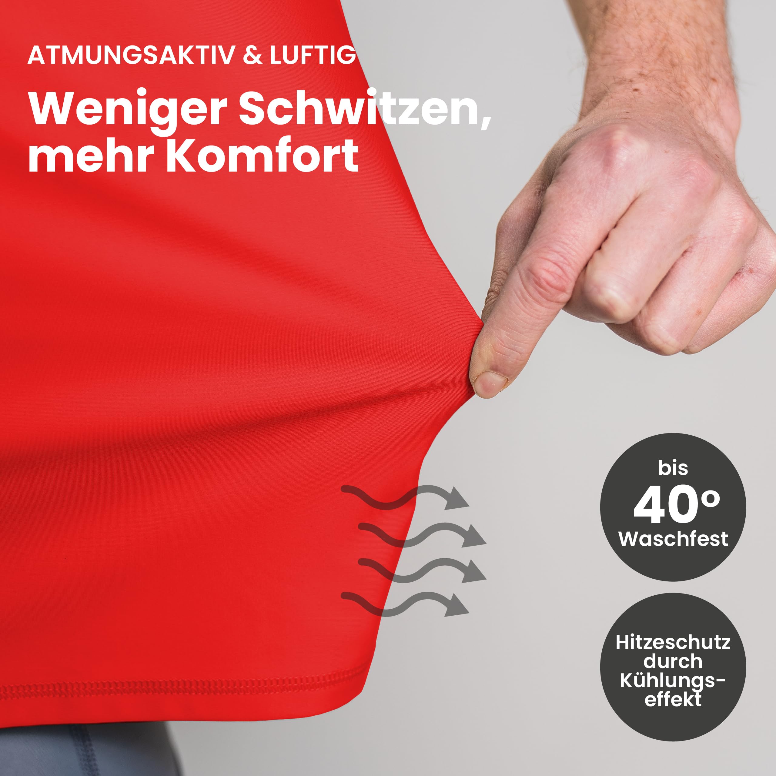 iQ-UV Shirt Herren Loose Fit – UPF 50+ UV-Schutz Rashguard für Wassersport – Schwimmshirt für Herren aus recyceltem Material – Surf-Shirt für Männer – atmungsaktiv & schnelltrocknend