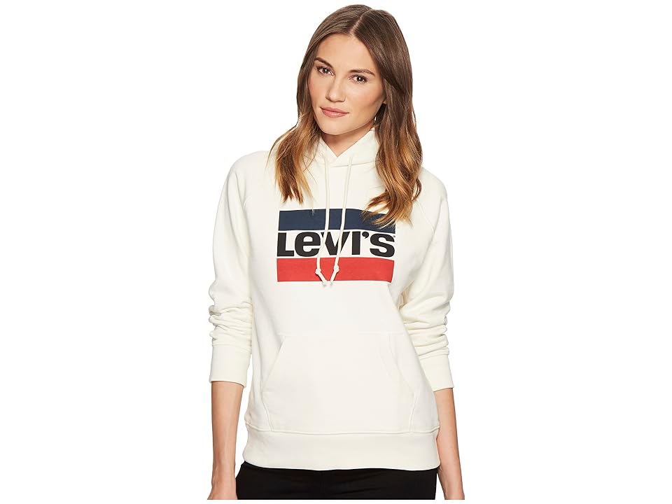 

Levi's(r) Premium Premium Sportswear Hoodie (Marshmallow) Women's Sweatshirt