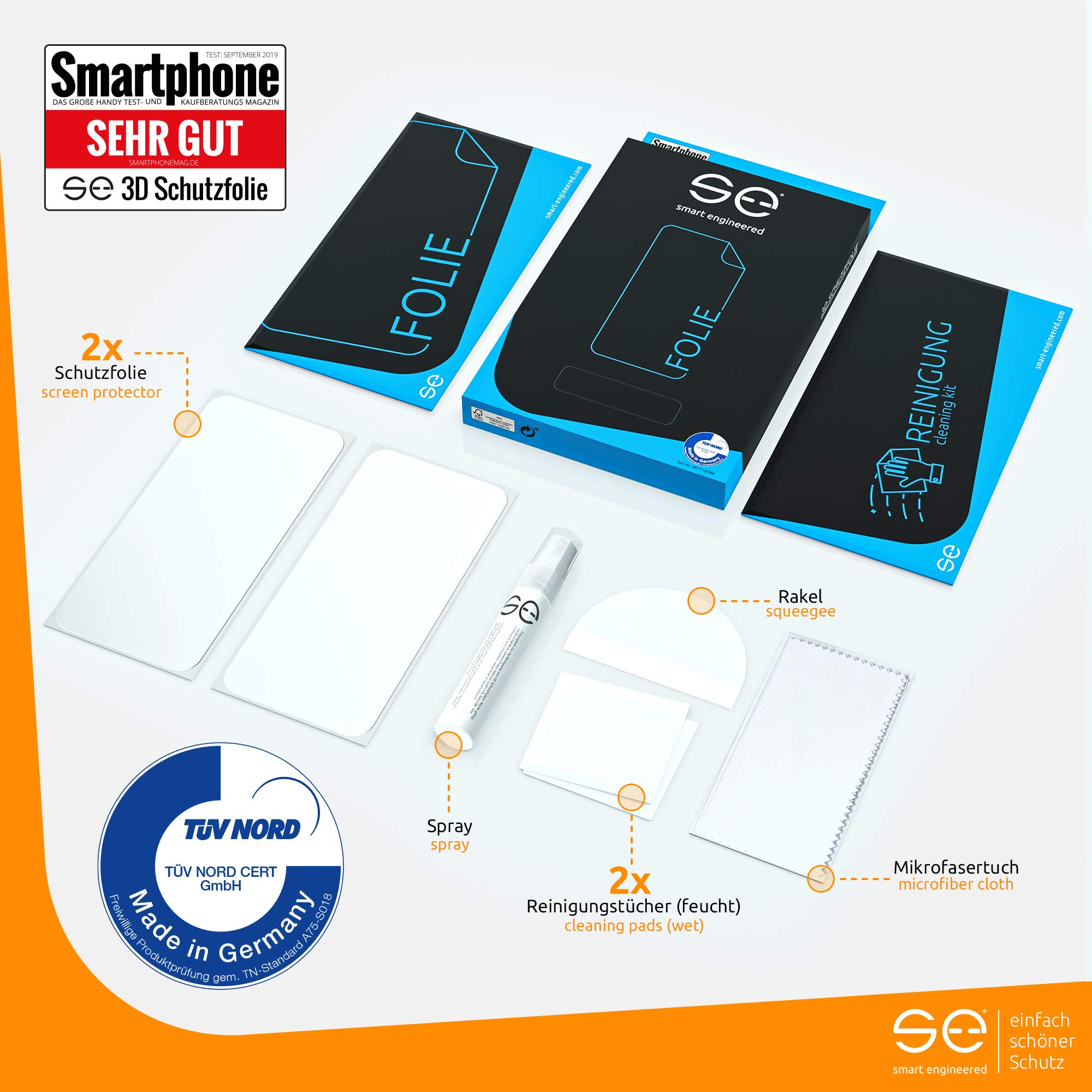 2x Pellicola per Huawei P40 Pro Plus Protettiva Protezione